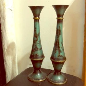 Antique candlesticks